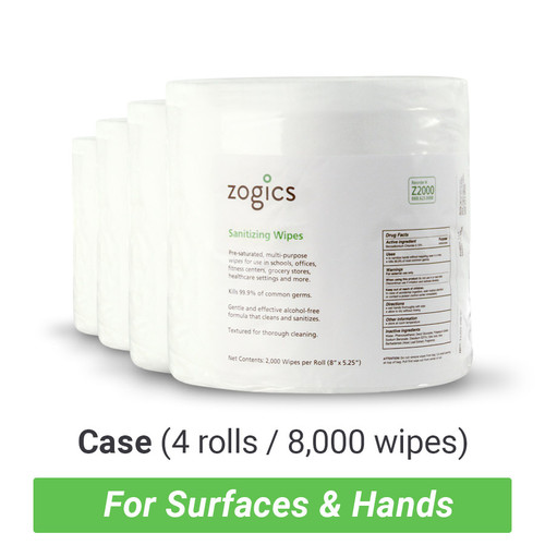 Sanitizing Wipes, Z2000-4 (4 rolls/case)