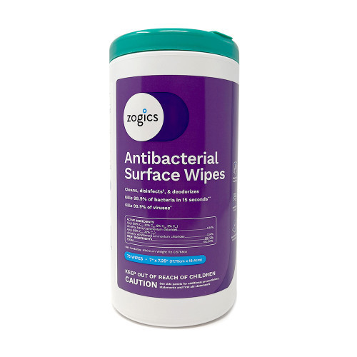 Zogics  Antibacterial Disinfecting Wipes