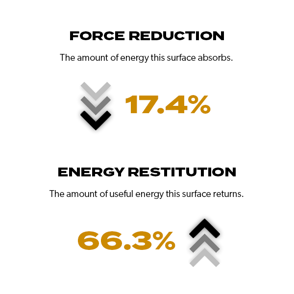 Ecore Performance Beast Plus force reduction & energy restitution